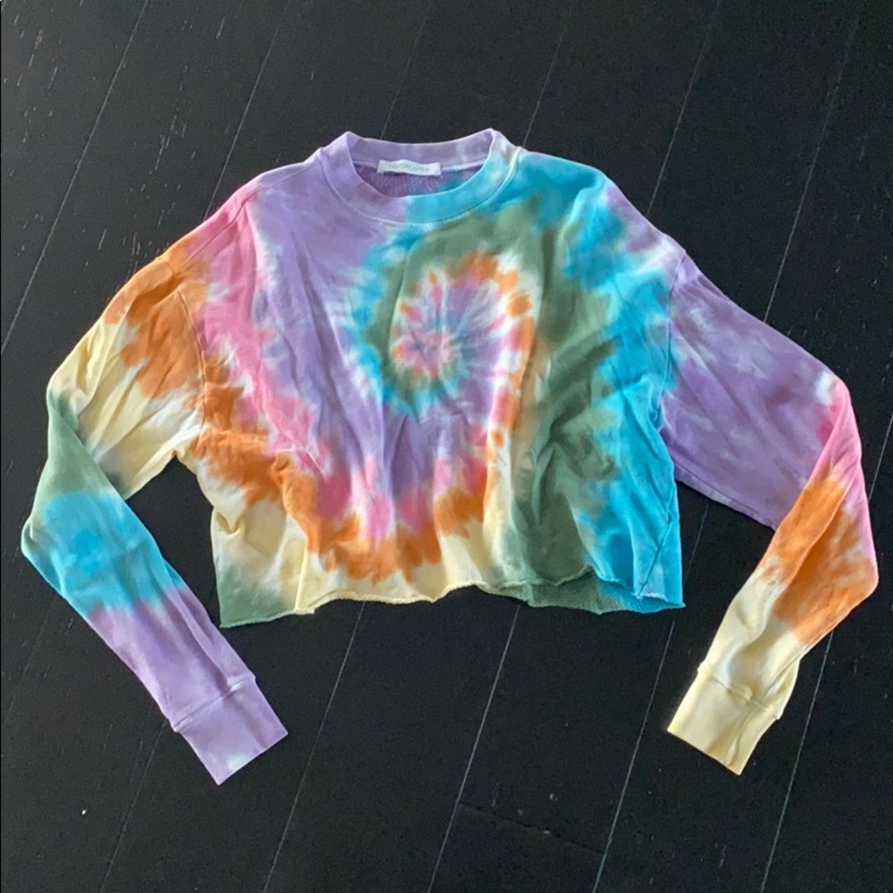 Daydreamer tie dye cropped shirt